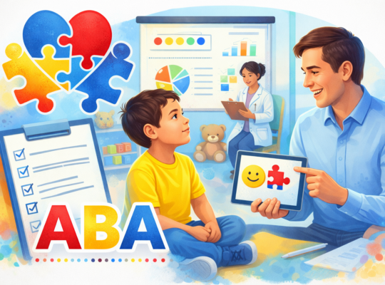 Terapia ABA em ação com criança