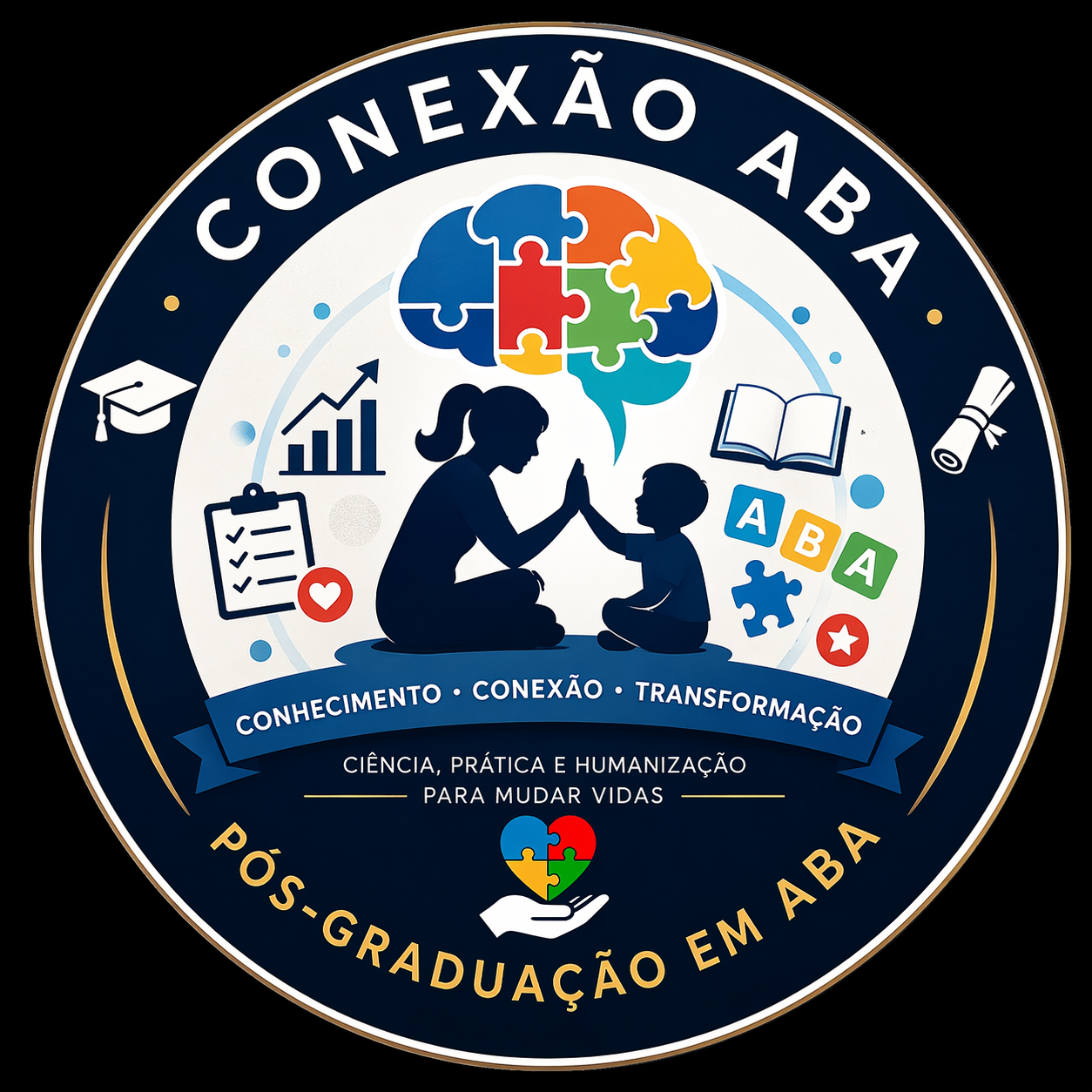 Logo Conexão ABA Pós-graduação em ABA