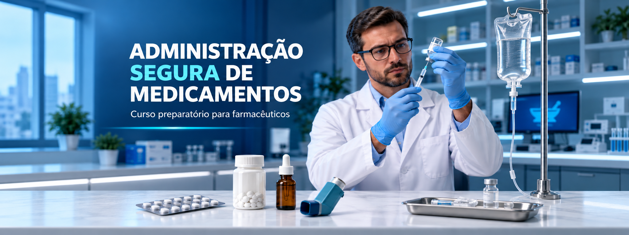 Curso de Administração Segura de Medicamentos por Farmacêuticos